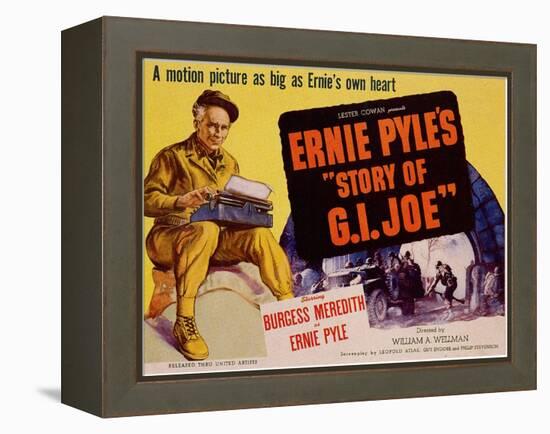 The Story of G.I. Joe, 1945-null-Framed Stretched Canvas