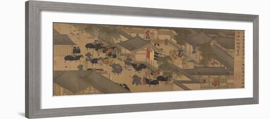 The Story of Lady Wenji, Handscroll, Early 15th century-Chinese School-Framed Giclee Print