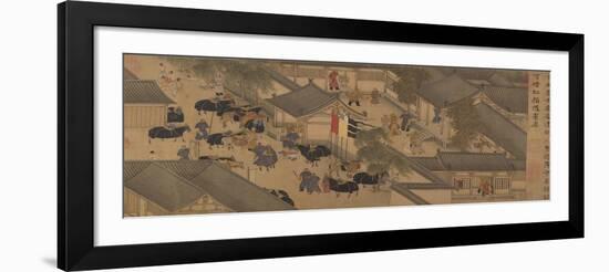 The Story of Lady Wenji, Handscroll, Early 15th century-Chinese School-Framed Giclee Print