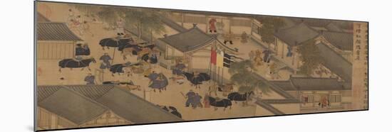 The Story of Lady Wenji, Handscroll, Early 15th century-Chinese School-Mounted Giclee Print