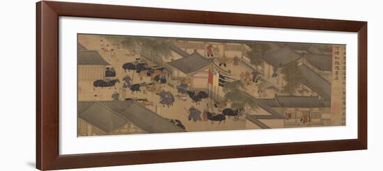 The Story of Lady Wenji, Handscroll, Early 15th century-Chinese School-Framed Giclee Print