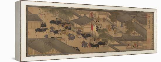 The Story of Lady Wenji, Handscroll, Early 15th century-Chinese School-Framed Premier Image Canvas