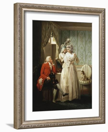 The Story of Laetitia: Dressing for the Masquerade-George Morland-Framed Giclee Print