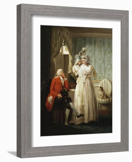 The Story of Laetitia: Dressing for the Masquerade-George Morland-Framed Giclee Print