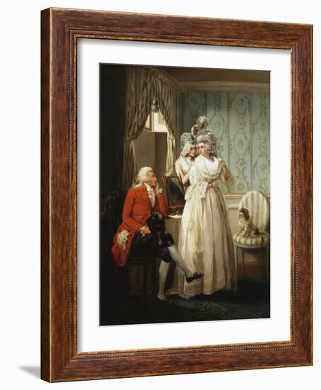 The Story of Laetitia: Dressing for the Masquerade-George Morland-Framed Giclee Print