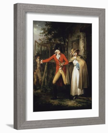 The Story of Laetitia: the Elopement-George Morland-Framed Giclee Print