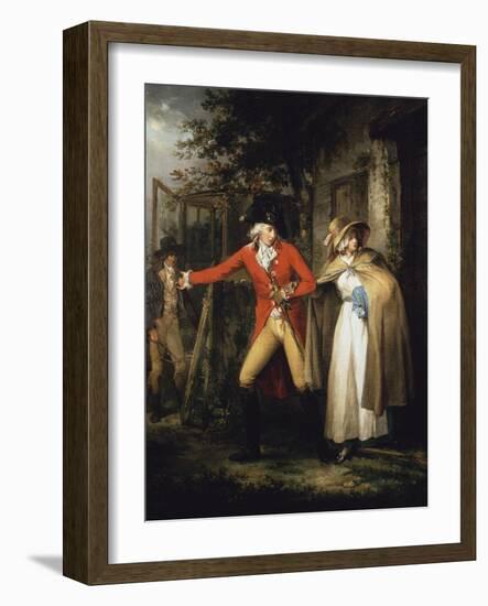 The Story of Laetitia: the Elopement-George Morland-Framed Giclee Print