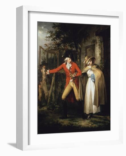 The Story of Laetitia: the Elopement-George Morland-Framed Giclee Print