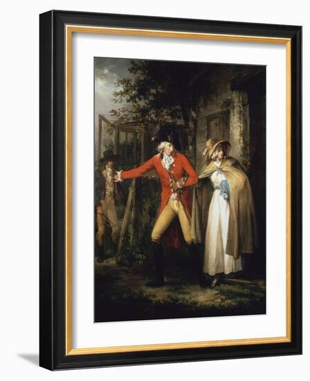 The Story of Laetitia: the Elopement-George Morland-Framed Giclee Print