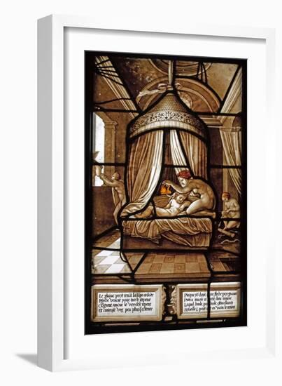 The Story of Psyche (Stained Glass Windo), 1441-1444-null-Framed Giclee Print