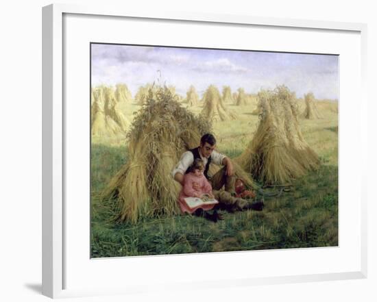 The Story of Ruth and Boaz, 1894-Frank Topham-Framed Giclee Print