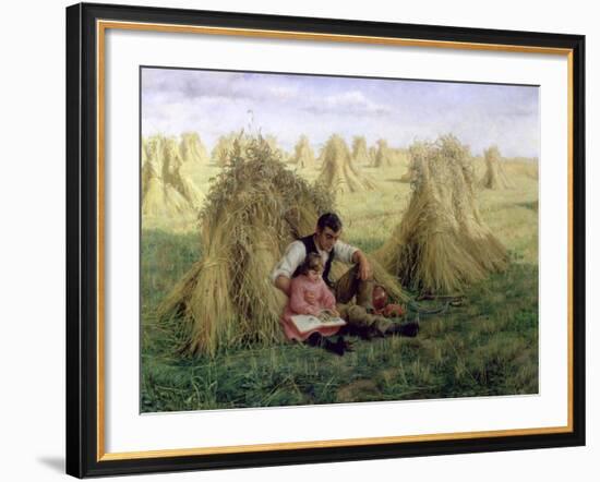 The Story of Ruth and Boaz, 1894-Frank Topham-Framed Giclee Print