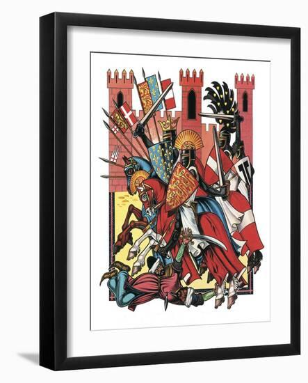 The Story of the Crusades-Escott-Framed Giclee Print