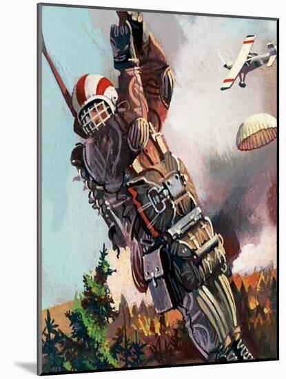 The Story of the Parachute: Sky-Divers of the Future-Ferdinando Tacconi-Mounted Giclee Print