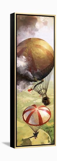 The Story of the Parachute: The Sky-Divers-Ferdinando Tacconi-Framed Premier Image Canvas