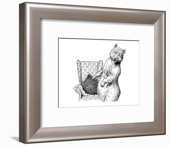 The Story of The Three Bears-Leslie Brooke-Framed Art Print