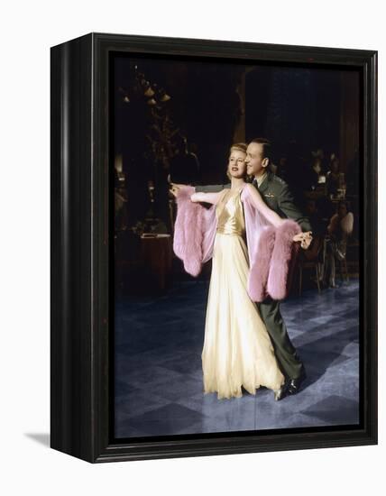 The Story of Vernon and Irene CAstle, (From Left): Ginger Rogers, Fred Astaire, 1939-null-Framed Stretched Canvas