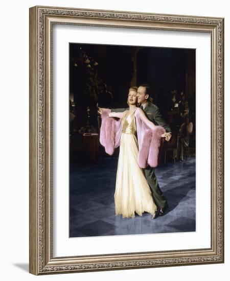 The Story of Vernon and Irene CAstle, (From Left): Ginger Rogers, Fred Astaire, 1939-null-Framed Photo