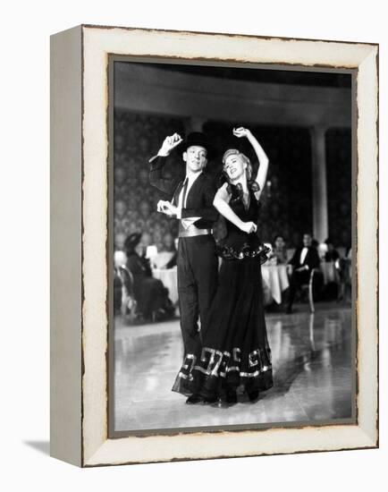 The Story of Vernon and Irene CAstle, L-R: Fred Astaire, Ginger Rogers, 1939-null-Framed Stretched Canvas