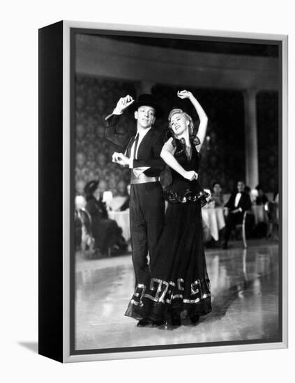 The Story of Vernon and Irene CAstle, L-R: Fred Astaire, Ginger Rogers, 1939-null-Framed Stretched Canvas