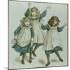 The Strains of Polly Flinders, from 'April Baby's Book of Tunes' 1900-Kate Greenaway-Mounted Giclee Print