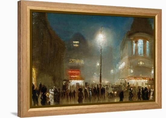 The Strand, London, at Theater Time-George Hyde-Pownall-Framed Premier Image Canvas