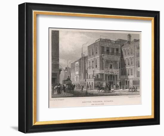 The Strand, London, England-null-Framed Art Print