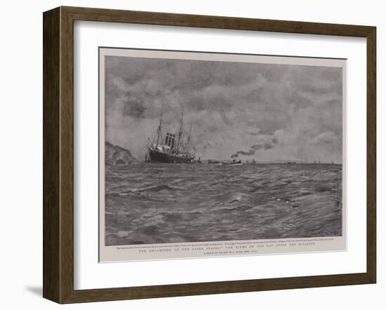 The Stranding of the Liner Paris, the Scene on the Day after the Disaster-Charles Napier Hemy-Framed Giclee Print