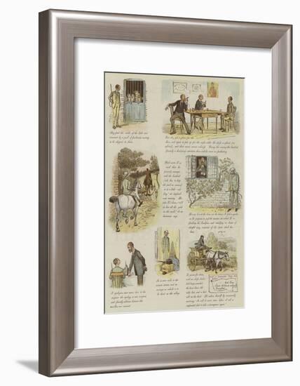 The Strange Adventures of a Dog-Cart-Randolph Caldecott-Framed Giclee Print