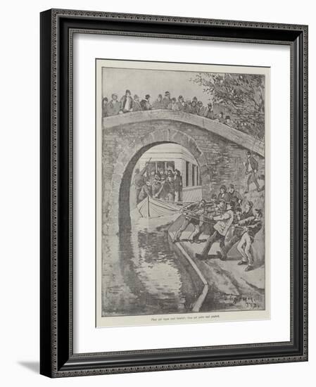 The Strange Adventures of a House-Boat-David Hardy-Framed Giclee Print