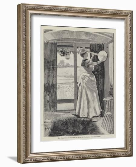 The Strange Adventures of a House-Boat-David Hardy-Framed Giclee Print