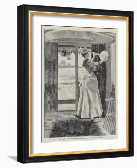 The Strange Adventures of a House-Boat-David Hardy-Framed Giclee Print