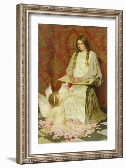 The Stranger. 1902-William Henry Margetson-Framed Giclee Print