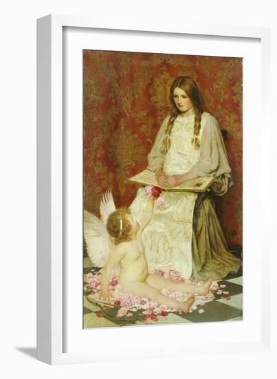 The Stranger. 1902-William Henry Margetson-Framed Giclee Print