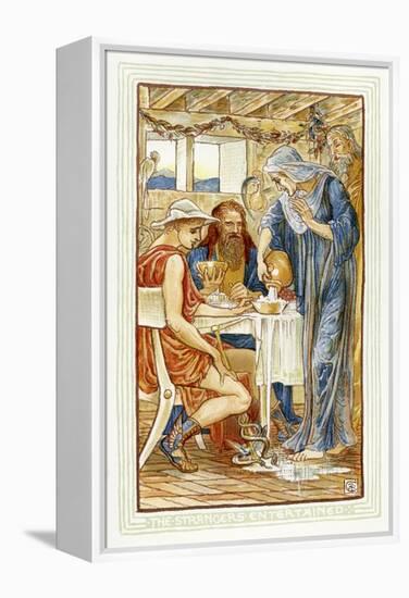 The strangers entertained-Walter Crane-Framed Premier Image Canvas