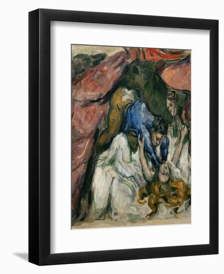 The Strangled Woman, 1870-1872-Paul Cézanne-Framed Giclee Print