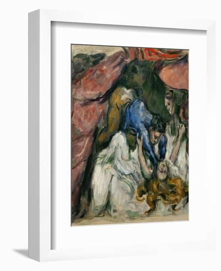 The Strangled Woman, 1870-1872-Paul Cézanne-Framed Giclee Print