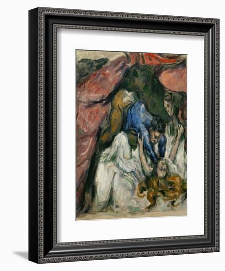 The Strangled Woman, 1870-1872-Paul Cézanne-Framed Giclee Print