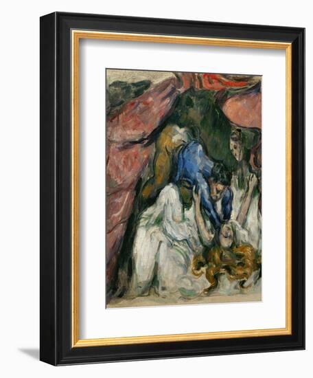 The Strangled Woman, 1870-1872-Paul Cézanne-Framed Giclee Print