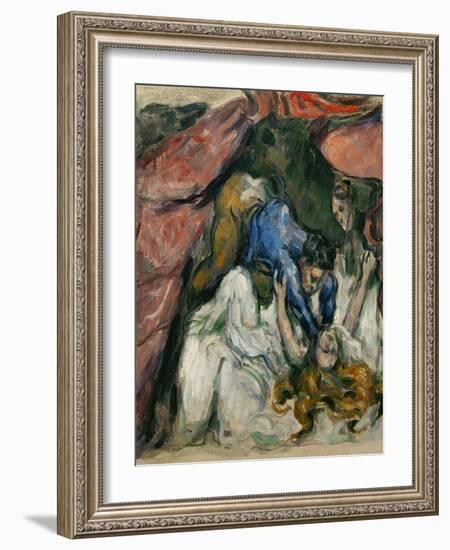 The Strangled Woman, 1870-1872-Paul Cézanne-Framed Giclee Print