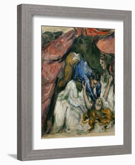 The Strangled Woman, 1870-1872-Paul Cézanne-Framed Giclee Print