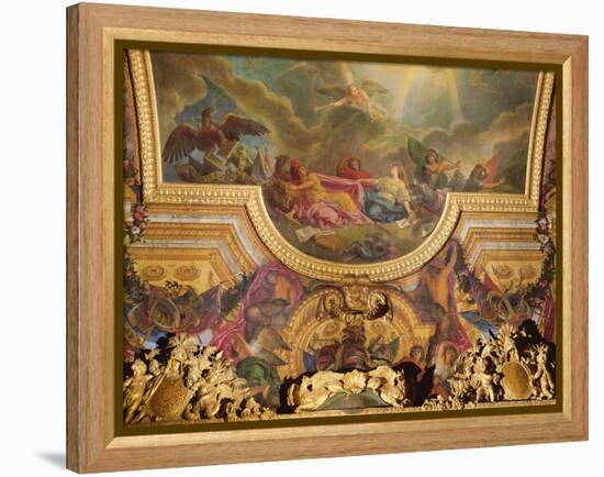 The Strategy of the Spanish Ruined by the Taking of Ghent-Charles Le Brun-Framed Premier Image Canvas