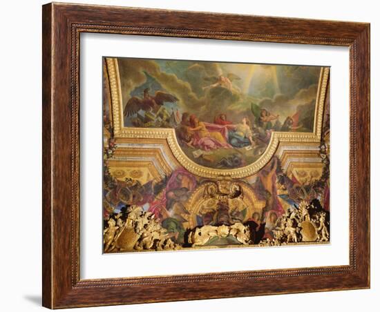 The Strategy of the Spanish Ruined by the Taking of Ghent-Charles Le Brun-Framed Photographic Print