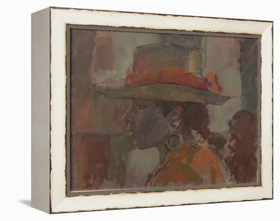 The Straw Hat, 2006-Pat Maclaurin-Framed Premier Image Canvas