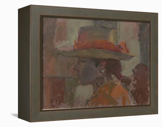 The Straw Hat, 2006-Pat Maclaurin-Framed Premier Image Canvas