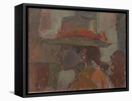 The Straw Hat, 2006-Pat Maclaurin-Framed Premier Image Canvas