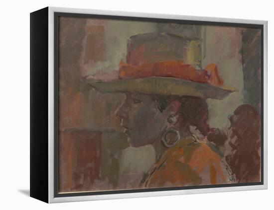 The Straw Hat, 2006-Pat Maclaurin-Framed Premier Image Canvas