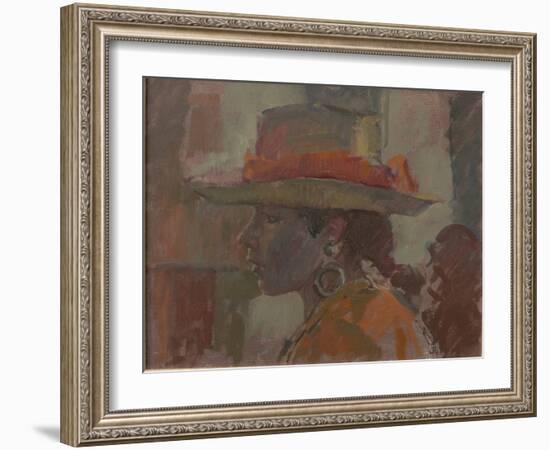 The Straw Hat, 2006-Pat Maclaurin-Framed Giclee Print