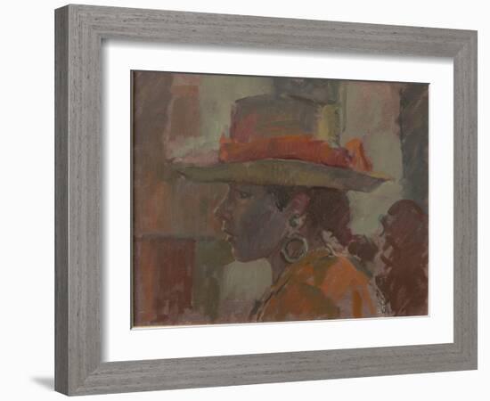 The Straw Hat, 2006-Pat Maclaurin-Framed Giclee Print