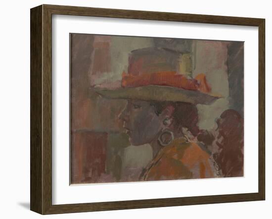 The Straw Hat, 2006-Pat Maclaurin-Framed Giclee Print